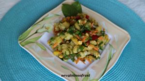 Sebzeli Patates Salatası