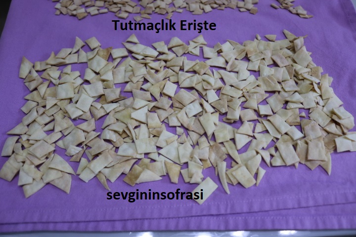 Ev Yapımı Erişte Sevginin Sofrasi