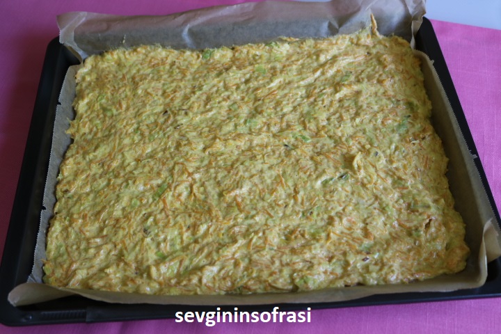 kağıtta pırasalı kek tarifleri