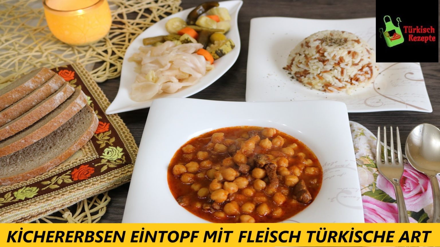 Kichererbsen Eintopf mit Fleisch – Sevginin Sofrasi