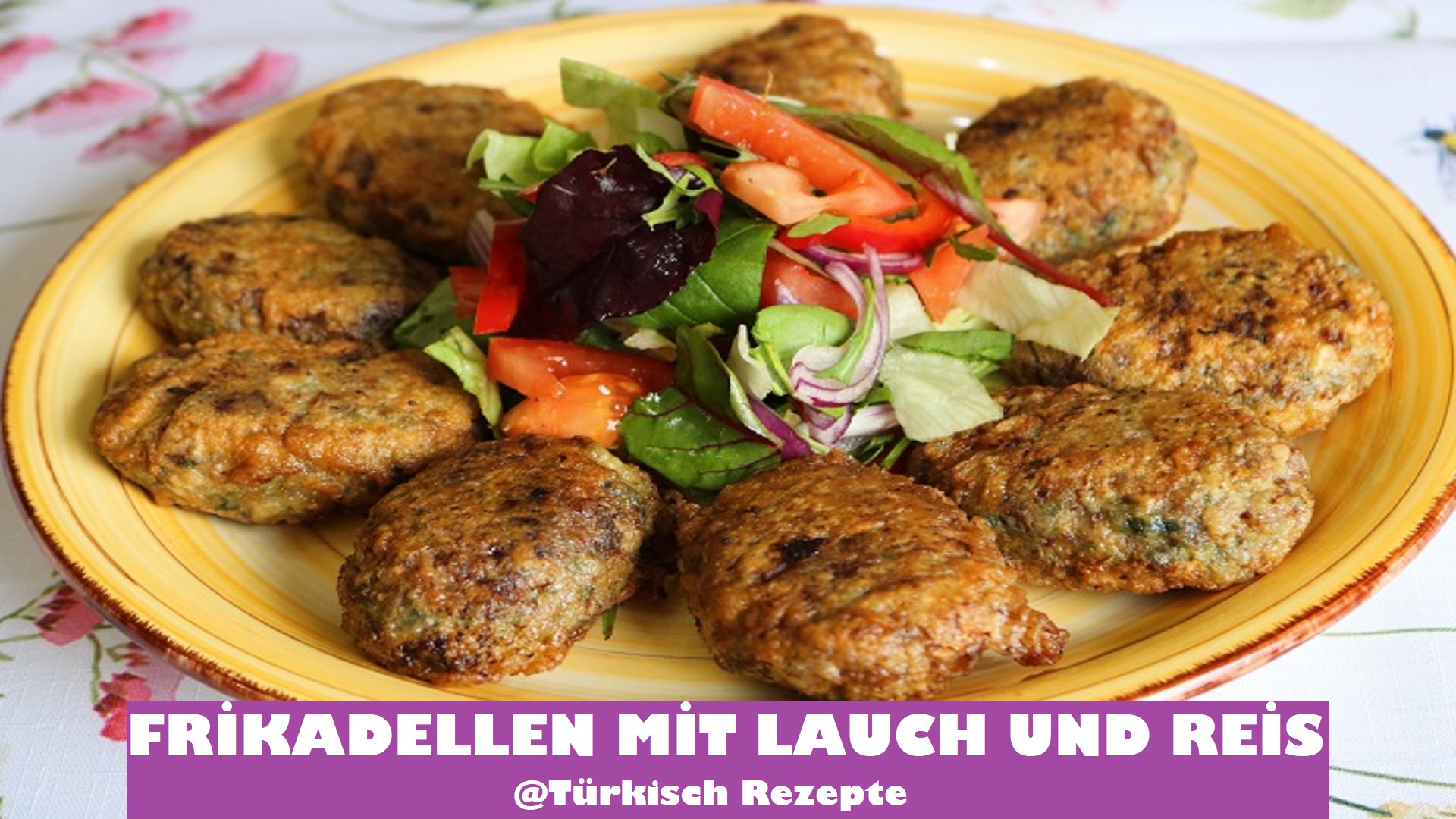 Frikadellen mit Lauch und Reis | Sevginin Sofrasi