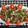 Geschmorte Austern Pilz als Beilage