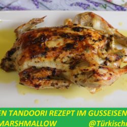 Hähnchen Tandoori Rezept im Gusseisentopf