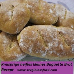 Kleine Baguette-Brot