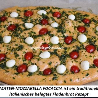 Tomaten Mozzarella Focaccia