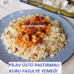 Pastırmalı Kuru Fasulye Yemeği