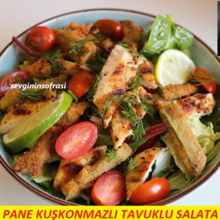 Pane Kuşkonmazlı Tavuklu Salata