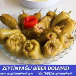 Zeytinyağlı Biber Dolması