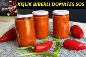Kışlık Biberli Domates Sos