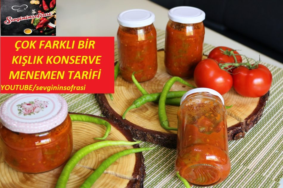 Kışlık Konserve Menemen Tarifi