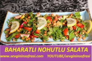 Baharatlı Nohutlu Salata