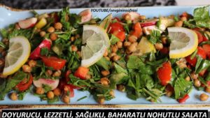 Baharatlı Nohutlu Salata Tarifi