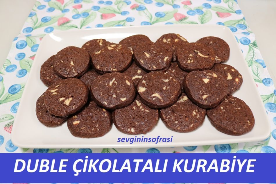 Duble Çikolatalı Kurabiye