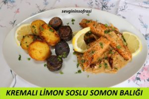 Kremalı Limon Soslu Somon Balığı