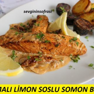 Kremalı Limon Soslu Somon Balığı