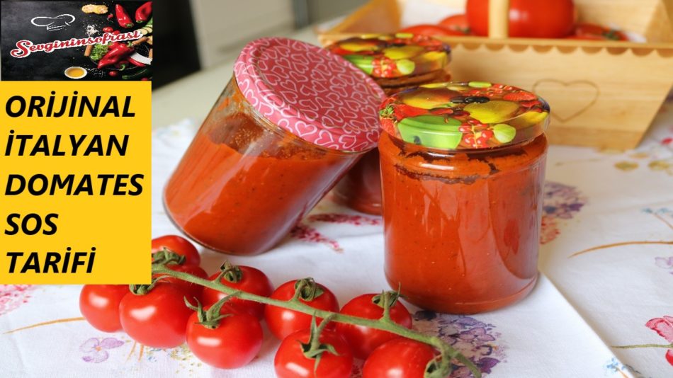 Orijinal İtalyan Domates Sos