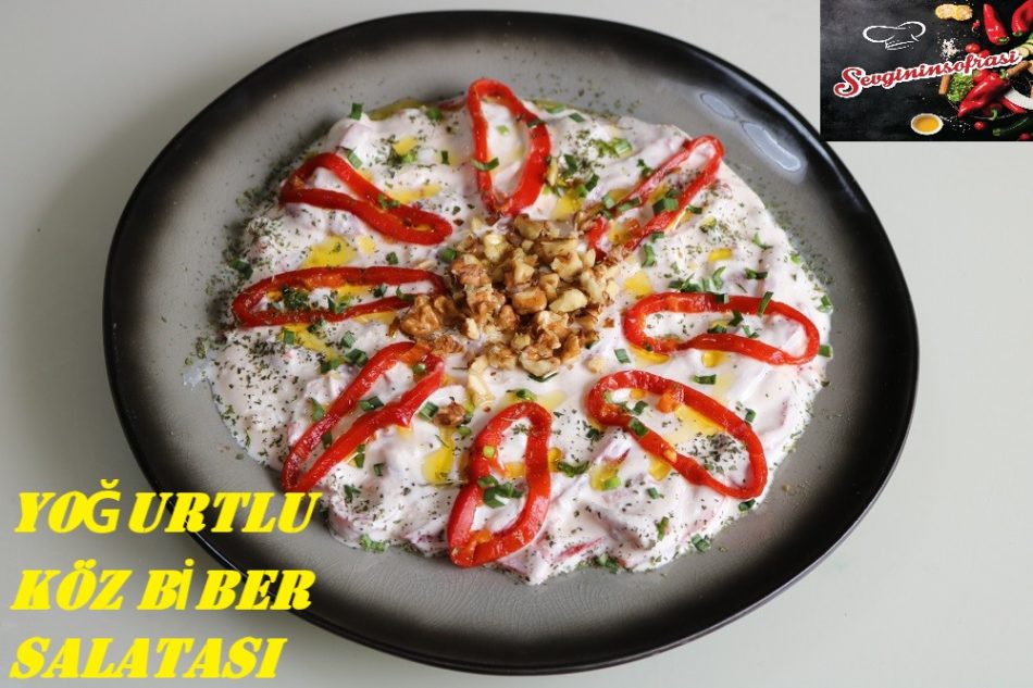 Yoğurtlu Köz Biber Salatası